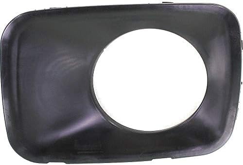 Front Fog Light Molding Primed Left Driver Side Direct Replacement Compatible With 2009-2011 Honda Pilot HO1038101 71107SZAA00ZZ