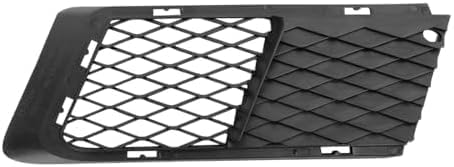 Set Of 2 Front Fog Lamp Outer Cover Primed Left Driver & Right Passenger Side Direct Replacement Compatible With 2007-2010 BMW 3-Series BM1036122 BM1036121 51117154719 51117154720