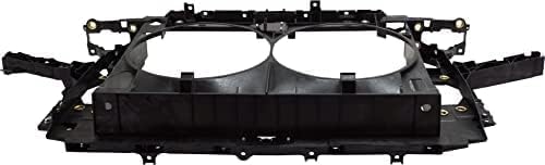 Front Radiator Support Assembly Plastic With Steel Direct Replacement Compatible With 2007-2008 Infiniti G35 / 2008-2013 G37 / 2014-2015 Q60 IN1225107 62501JK05A