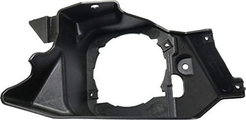 Set of 2 Front Fog Light Bracket Textured Plastic Left Driver & Right Passenger Side Direct Replacement Compatible with 2012-2014 Honda CR-V HO2603102 HO2602102