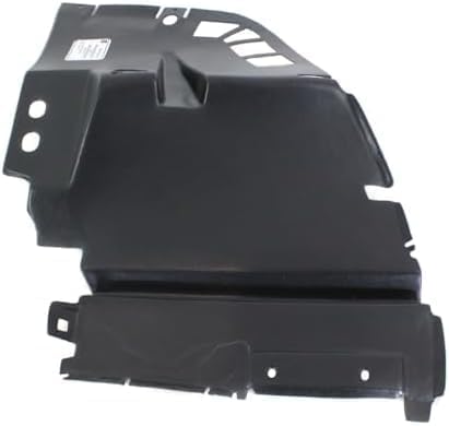 Set Of 2 Front Section Fender Liner Plastic Left Driver & Right Passenger Side Direct Replacement Compatible With 1996-2002 Mercedes Benz SL-Class MB1251114 MB1250114