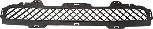 Front Bumper Lower Grille Textured Gray Plastic Without Fog Light Holes Direct Replacement Compatible With 2006-2010 Hummer H3 HU1036100 25821170