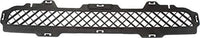 Front Bumper Lower Grille Textured Gray Plastic Without Fog Light Holes Direct Replacement Compatible With 2006-2010 Hummer H3 HU1036100 25821170