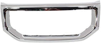 Front Grille Surround Frame Chrome Plastic Direct Replacement Compatible With 2009-2011 Honda Pilot HO1202106 75102SZAA01ZA
