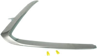 Set Of 2 Front Bumper Molding Chrome Left Driver & Right Passenger Side Direct Replacement Compatible With 2016-2023 Mazda CX-9 MA1046103 MA1047103 TK5050130A TK5050120A