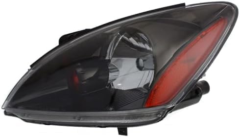Front Head Light Assembly Plastic Left Driver Side Direct Replacement Compatible With 2004-2007 Mitsubishi Lancer MI2502135 MN154899