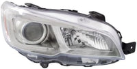 Set Of 2 Front Head Light Assembly Plastic Left Driver & Right Passenger Side Direct Replacement Compatible With 2015-2021 Subaru WRX/STI SU2503152 SU2502152 84001VA021 84001VA031