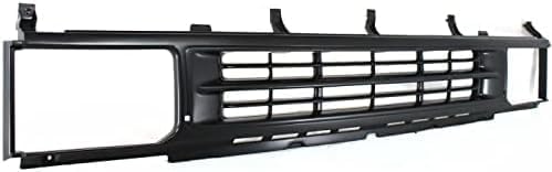 Front Grille Primed Shell And Insert Plastic Direct Replacement Compatible With 1990-1995 Nissan Pathfinder NI1200123 6231088G00