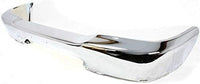 Front Bumper Chrome Without Pad Holes Direct Replacement Compatible With 1998-2000 Ford Ranger FO1002361 XL5Z17757BA