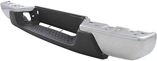 Step Bumper Assembly Chrome Steel Without Extreme And Towing Package Direct Replacement Compatible With 2004-2007 Chevrolet Colorado/GMC Canyon GM1103145