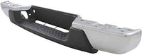 Step Bumper Assembly Chrome Steel Without Extreme And Towing Package Direct Replacement Compatible With 2004-2007 Chevrolet Colorado/GMC Canyon GM1103145