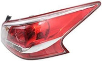 Set Of 2 Tail Light Assembly Plastic Left Driver & Right Passenger Side Direct Replacement Compatible With 2013 Nissan Altima NI2801195 NI2800195 265503TA0B 265553TA0B