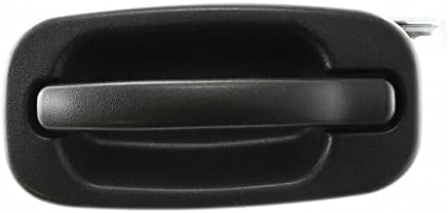 Rear Exterior Door Handle Textured Without Keyhole Left Driver Side Direct Replacement Compatible with 1999-2006 Chevrolet Silverado/GMC Sierra GM1520105 15721571 19356470