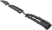 Front Grille Assembly Textured Shell And Insert + Bumper Upper & Lower Grilles Plastic Direct Replacement Compatible With 2009-2012 Toyota RAV4 TO1036114 TO1036115 TO1200315