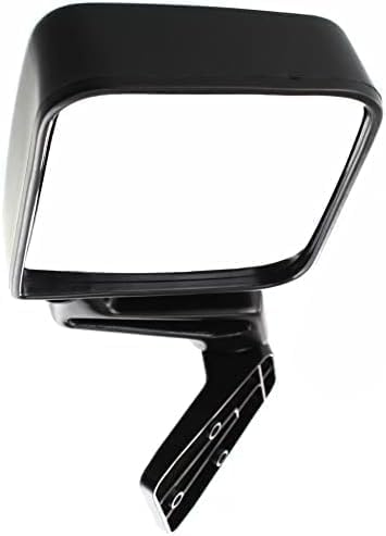 Set Of 2 Front Mirror Manual Folding Non-Heated Primed Plastic Left Driver & Right Passenger Side Direct Replacement Compatible With 1987-2002 Jeep Wrangler