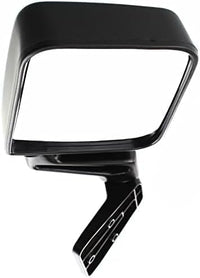 Set Of 2 Front Mirror Manual Folding Non-Heated Primed Plastic Left Driver & Right Passenger Side Direct Replacement Compatible With 1987-2002 Jeep Wrangler