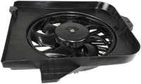 Front Radiator Fan Assembly Plastic Left Driver Side Direct Replacement Compatible With 2001-2005 Dodge Grand Caravan/Chrysler Town & Country CH3115123 4809171AG