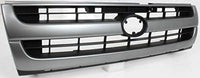 Front Grille Assembly Painted Silver Shell With Black Insert Plastic Direct Replacement Compatible With 1997-2000 Toyota Tacoma TO1200204 5310004060