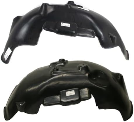 Set of 2 Front Fender Liner Left Driver & Right Passenger Side Direct Replacement Compatible With 2002-2009 Dodge Ram 1500 2500 3500 CH1248125 CH1249125 55275835AI 55275834AI