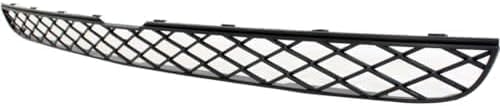 Front Bumper Upper Grille Textured Plastic Direct Replacement Compatible With 2008-2014 BMW X6 / 2007-2013 X5 BM1036117 51117159597