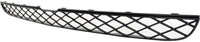 Front Bumper Upper Grille Textured Plastic Direct Replacement Compatible With 2008-2014 BMW X6 / 2007-2013 X5 BM1036117 51117159597