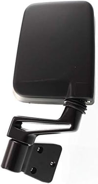 Set Of 2 Front Mirror Manual Folding Non-Heated Primed Plastic Left Driver & Right Passenger Side Direct Replacement Compatible With 1987-2002 Jeep Wrangler