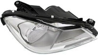 Set Of 2 Front Head Light Assembly Chrome Interior With Corner Lamp Plastic Left Driver & Right Passenger Side Direct Replacement Compatible With 2012-2014 Mercedes Benz C-Class