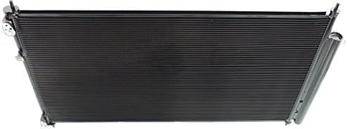 Front A/C Condenser Aluminum Core Direct Replacement Compatible With 2005-2010 Honda Odyssey HO3030137 80110SHJ305 80110SHJA02