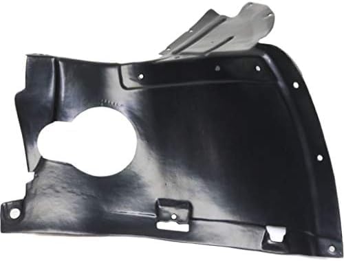 Front Section Fender Liner Right Passenger Side Direct Replacement Compatible With 2009-2011 Audi A3 AU1250108 8P0821191D