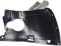 Front Section Fender Liner Right Passenger Side Direct Replacement Compatible With 2009-2011 Audi A3 AU1250108 8P0821191D