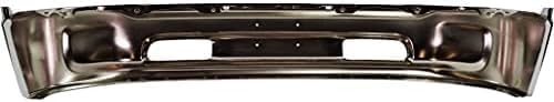 Front Bumper Chrome Without Fog Light Holes Direct Replacement Compatible With 2013-2023 Ram 1500 Pickup CH1002397 68160855AC