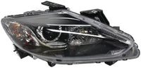 Set Of 2 Front Head Light Assembly Plastic Left Driver & Right Passenger Side Direct Replacement Compatible With 2013-2015 Mazda CX-9 REPM100397 REPM100398