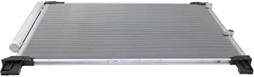Front A/C Condenser Aluminum Core Direct Replacement Compatible With 2014-2019 Toyota Highlander TO3030327 884600E070
