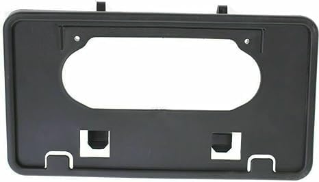 Front License Plate Bracket + Bumper Molding Textured Left Driver & Right Passenger Side Direct Replacement Compatible with 2009-2014 Ford F-150 FO1053100 FO1068134 9L3Z17A385A