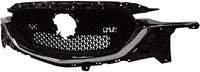 Front Grille Assembly Textured Gray With Chrome Molding Plastic Direct Replacement Compatible With 2017-2021 Mazda CX-5 MA1200215 KB8D50710J