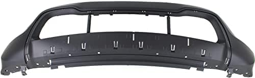 Front Bumper Lower Cover Primed + Grille & Frame Direct Replacement Compatible With 2014-2016 Jeep Grand Cherokee CH1015115 CH1036128 CH1037108 1WL30TZZAD 68141936AD 68143070AD