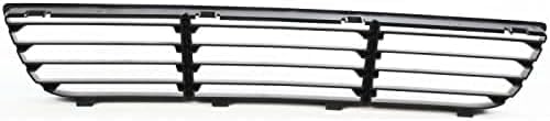 Front Bumper Center Grille Textured Plastic Direct Replacement Compatible With 2005-2010 Chevrolet Cobalt GM1200548 15276074