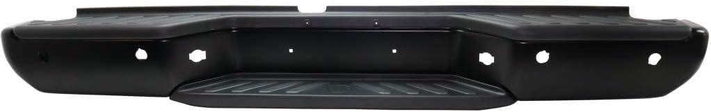 Rear Step Bumper Powdercoated Black Steel Direct Replacement Compatible With 2013-2021 Nissan Frontier NI1103126 850229BF1E-PFM