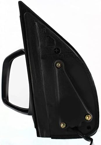 Front Power Mirror Manual Folding Non-Heated Textured Plastic Left Driver Side Direct Replacement Compatible With 2005-2021 Nissan Frontier NI1320153 963029BC9B