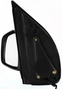 Front Power Mirror Manual Folding Non-Heated Textured Plastic Left Driver Side Direct Replacement Compatible With 2005-2021 Nissan Frontier NI1320153 963029BC9B