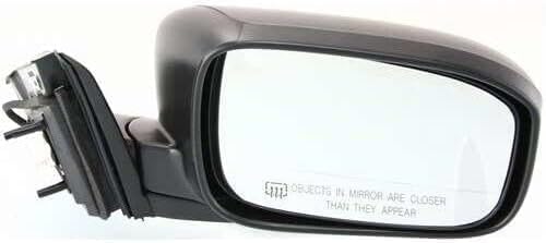 Set Of 2 Front Power Mirror Manual Folding Heated Primed Plastic Right Passenger & Left Driver Side Direct Replacement Compatible With 2003-2007 Honda Accord HO1320240 HO1321240