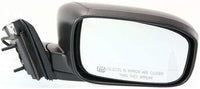Set Of 2 Front Power Mirror Manual Folding Heated Primed Plastic Right Passenger & Left Driver Side Direct Replacement Compatible With 2003-2007 Honda Accord HO1320240 HO1321240