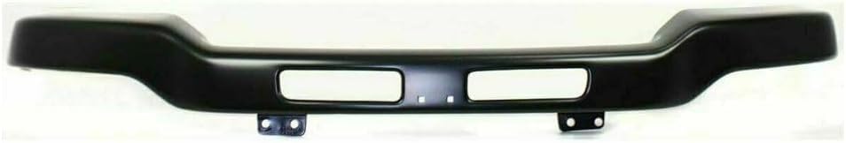 Front Bumper Primed Steel with Brackets + Lower Valance + Fog Light Left & Right Side Direct Replacement Compatible With 2003-2006 GMC Sierra 1500 2500HD 3500 GM1002464