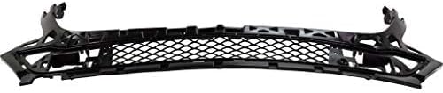 Front Bumper Center Upper Grille Textured Gray Plastic Direct Replacement Compatible With 2016-2019 Mercedes Benz GLE- Class MB1041123 1668853965