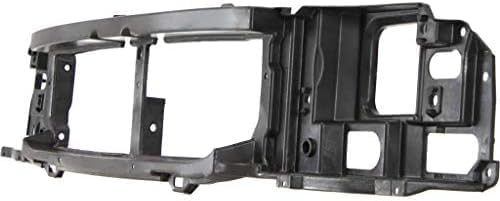 Front Header Panel Thermoplastic And Fiberglass + Headlight Assembly Right Passenger & Left Driver Side Direct Replacement Compatible With 1998-2000 Ford Ranger FO1220215 FO2502151