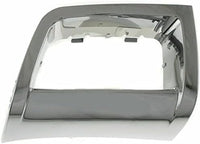 Set Of 2 Front Fog Light Molding Chrome Left Driver & Right Passenger Side Direct Replacement Compatible With 2006-2009 Chevrolet Trailblazer GM1039106 GM1038106 15135188 15135187