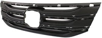 Front Grille Frame Surround Molding Textured Gray Plastic Direct Replacement Compatible With 2011-2013 Honda Odyssey HO1202107 75102TK8A01