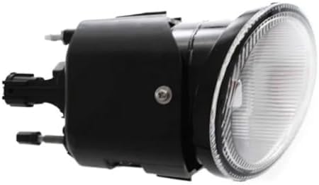 Set Of 2 Front Fog Light Assembly Plastic Left Driver & Right Passenger Side Direct Replacement Compatible With 2000-2001 Nissan Maxima / 2002 Xterra NI2593103 NI2592103