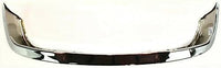 Front Bumper Chrome Steel With Hole Direct Replacement Compatible With 2001-2010 Mazda Pickup MA1002134 1F2350031