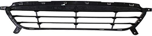 Front Bumper Grille Primed Plastic Direct Replacement Compatible With 2012-2014 Hyundai Accent HY1036116 865611R000